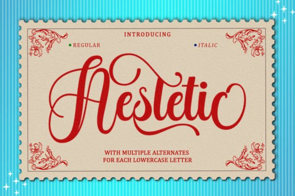 Aestetic: A Script Font for Elegant Design