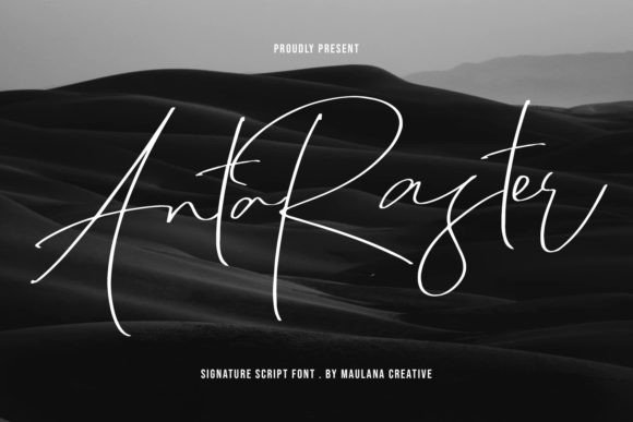Anta Raster Font for Creative Projects