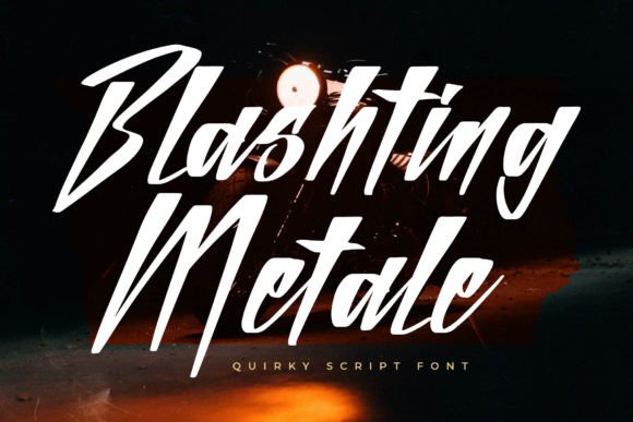 Blashting Metale Font for Creative Projects