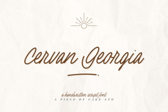 Cervan Georgia Font for Creative Projects