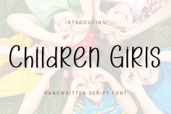 Children Girls Font for Creative Projects