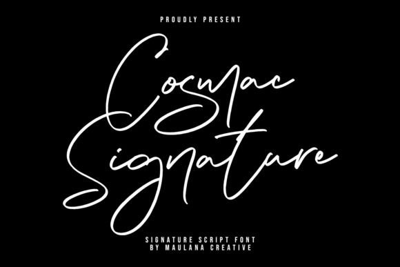 Cosmac Signature Font for Business Branding