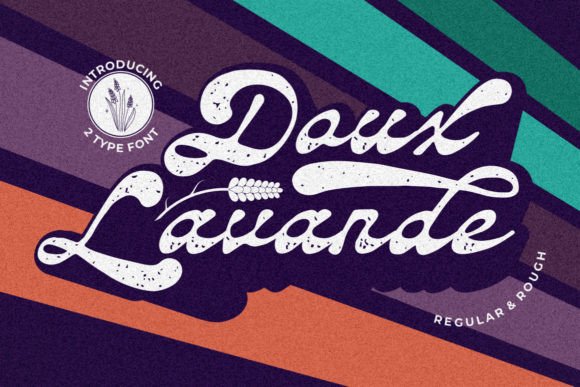 Daux Lavande Font for Nostalgic Branding