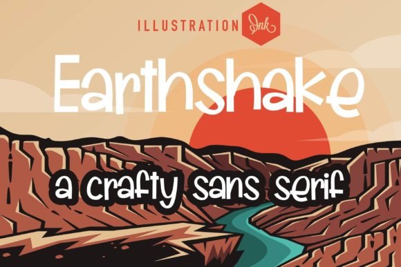 Earthshake Font for Business Branding