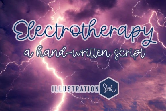 Electrotherapy Font for Creative Projects