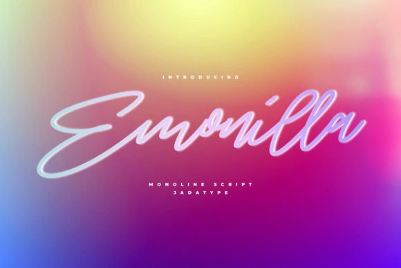 Emonilla Font for Creative Makers