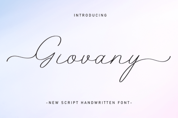Giovany Font for Creative Projects