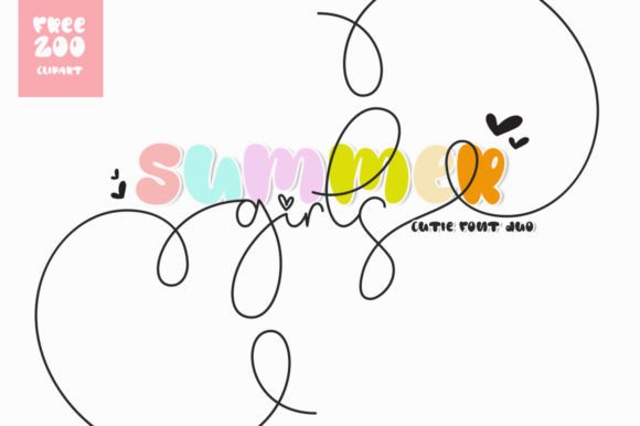 Girls Summer Font for Stylish Design