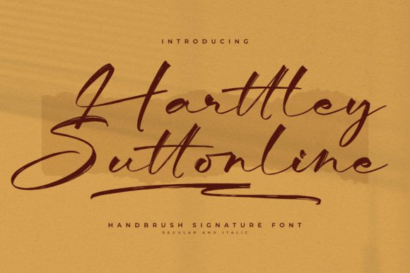 Harttley Suttonline Font