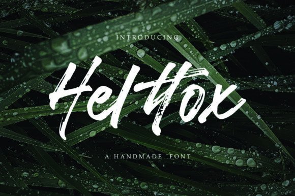 Helttox: A Handwritten Font for Real Campaigns