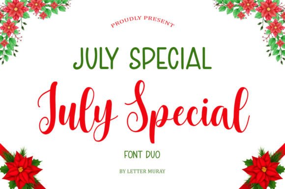 July Special Font for Business Style