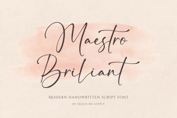 Maestro Brilliant Font for Elegant Branding