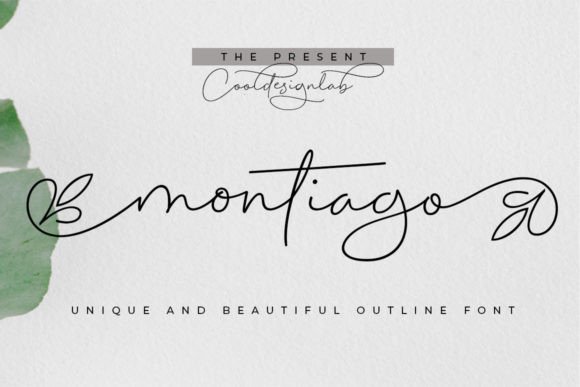 Montiago Font for Elegant Branding