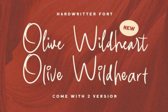 Olive Wildheart Font