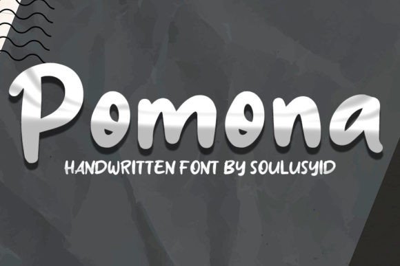Pomona Font: A Cheerful Script for Editorial Design