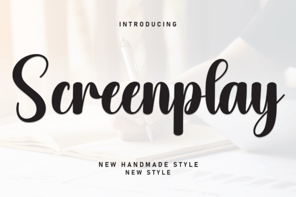Screenplay Font for Creative Projects