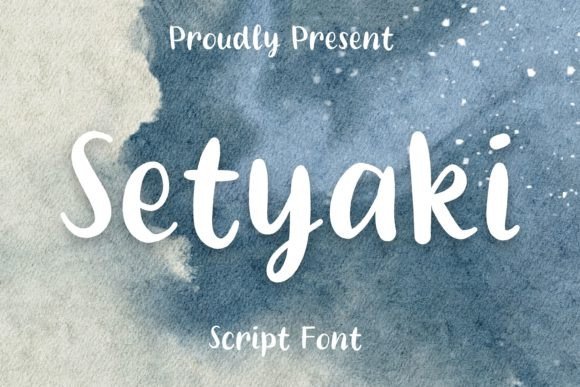 Setyaki: A Handwritten Font for Creative Expression