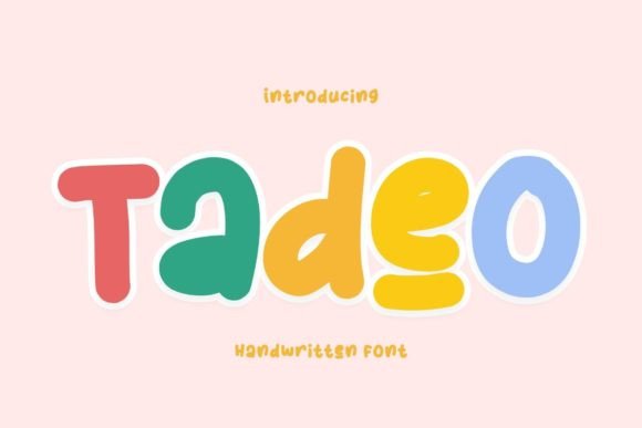 Tadeo: A Script Handwritten Font for Creative Branding