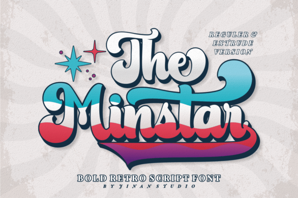 The Minstar Font: Retro Script for Editorial Design