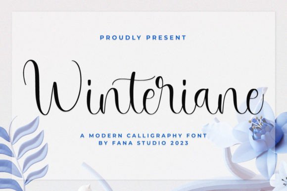 Winteriane Font: Elegant Script for Creative Makers